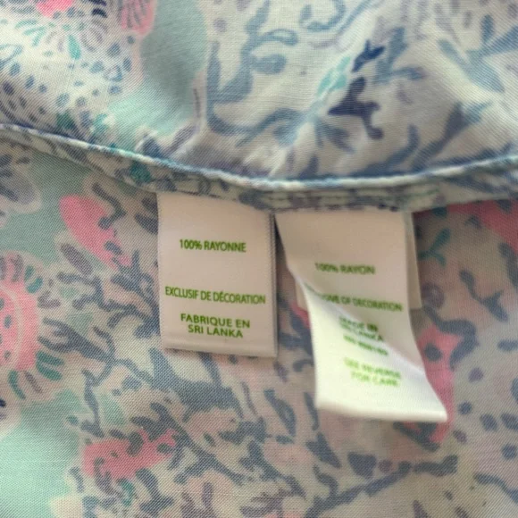 Lilly Pulitzer Joan Tunic Dress SZ S Blue Ibiza Now You Sea Me - Picture 15 of 15